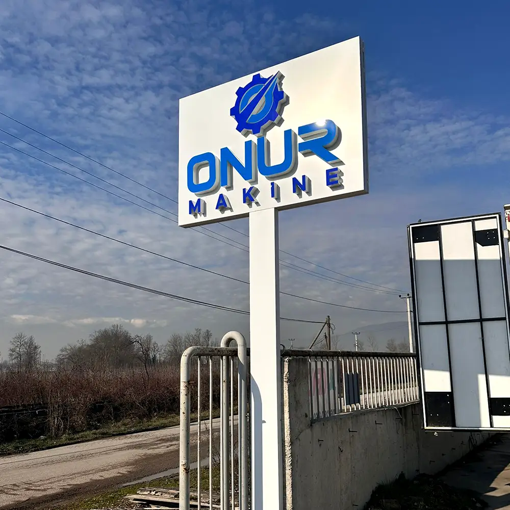 most reklam tabela tasarım akçakoca düzce Kutu Harf & Totem Tabela
